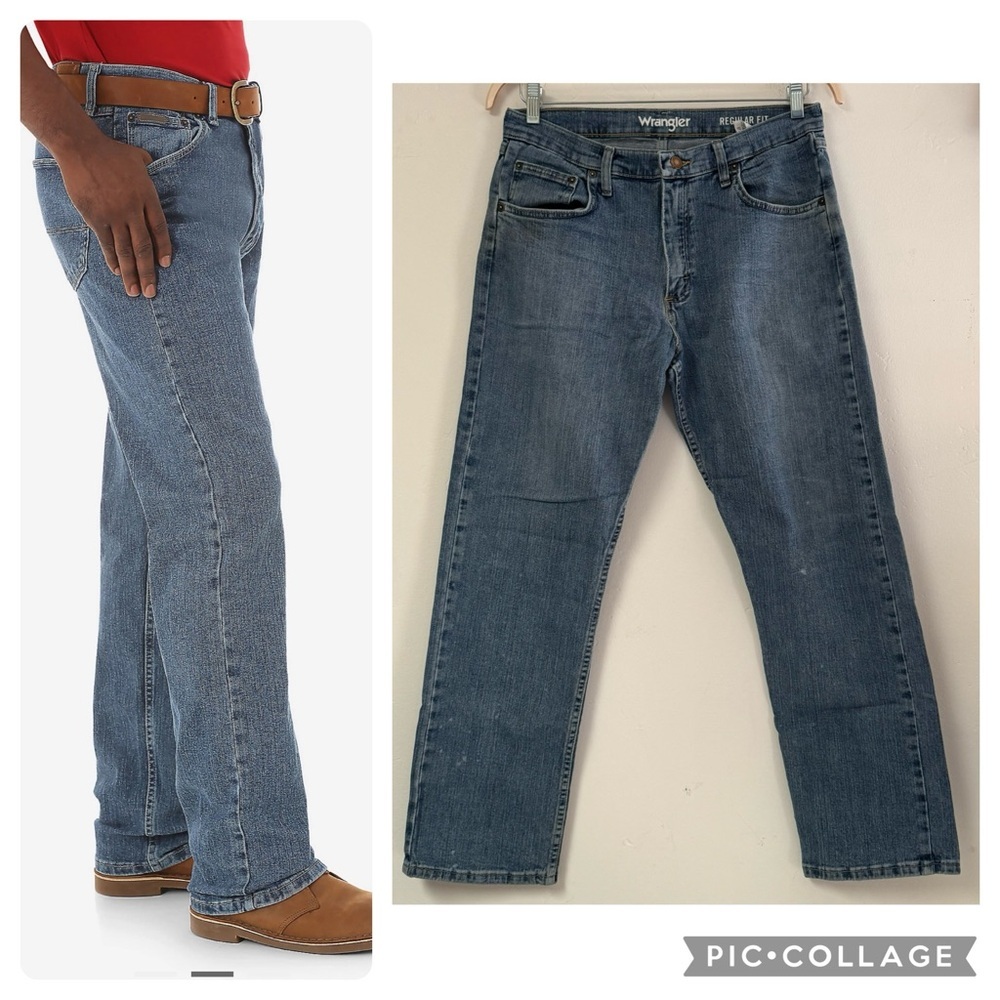 Wrangler Men's Regular Fit Jean in MS Wash, 32x30‎
